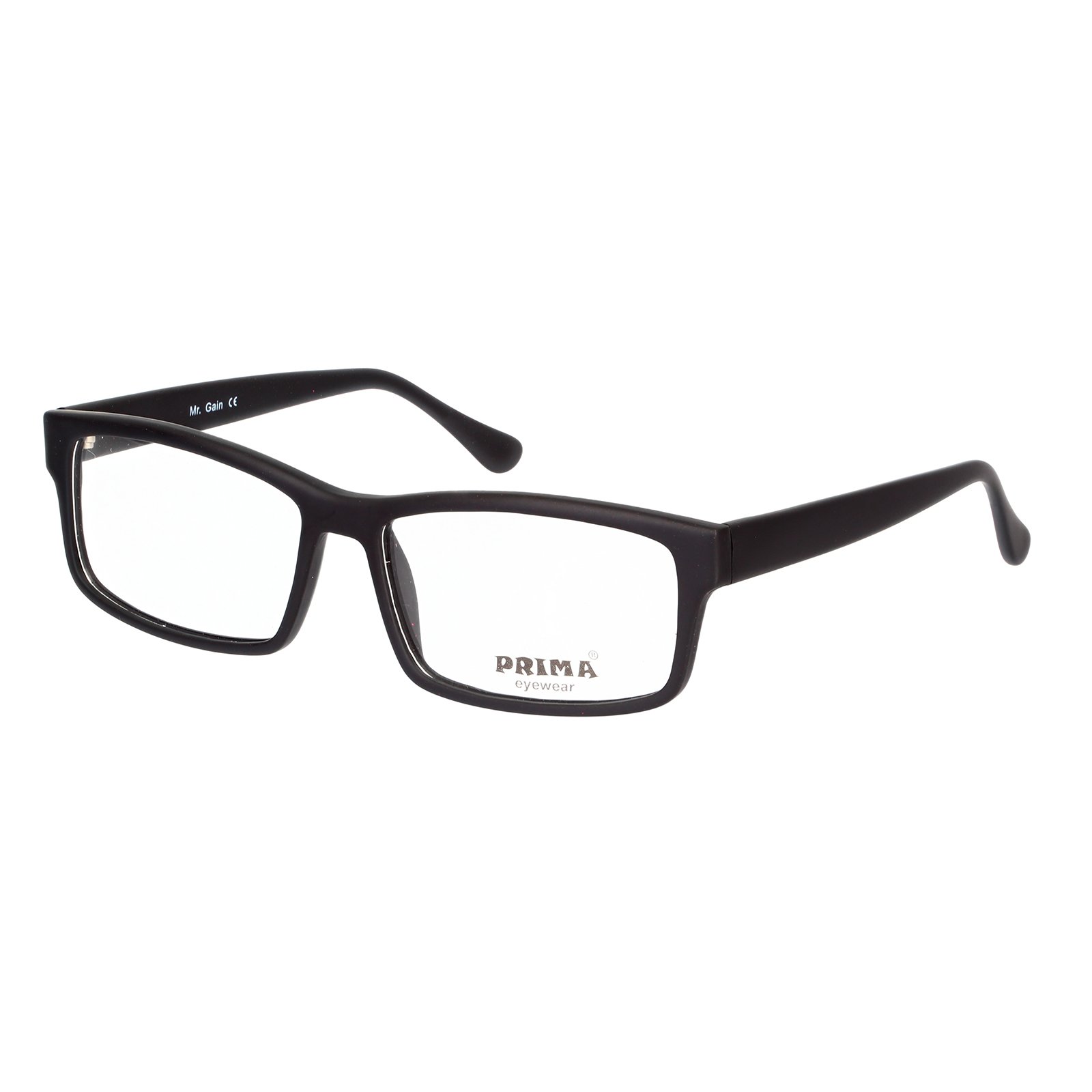 Homer solid black matt Akinių rėmeliai PRIMA Homer solid black matt - Image 1